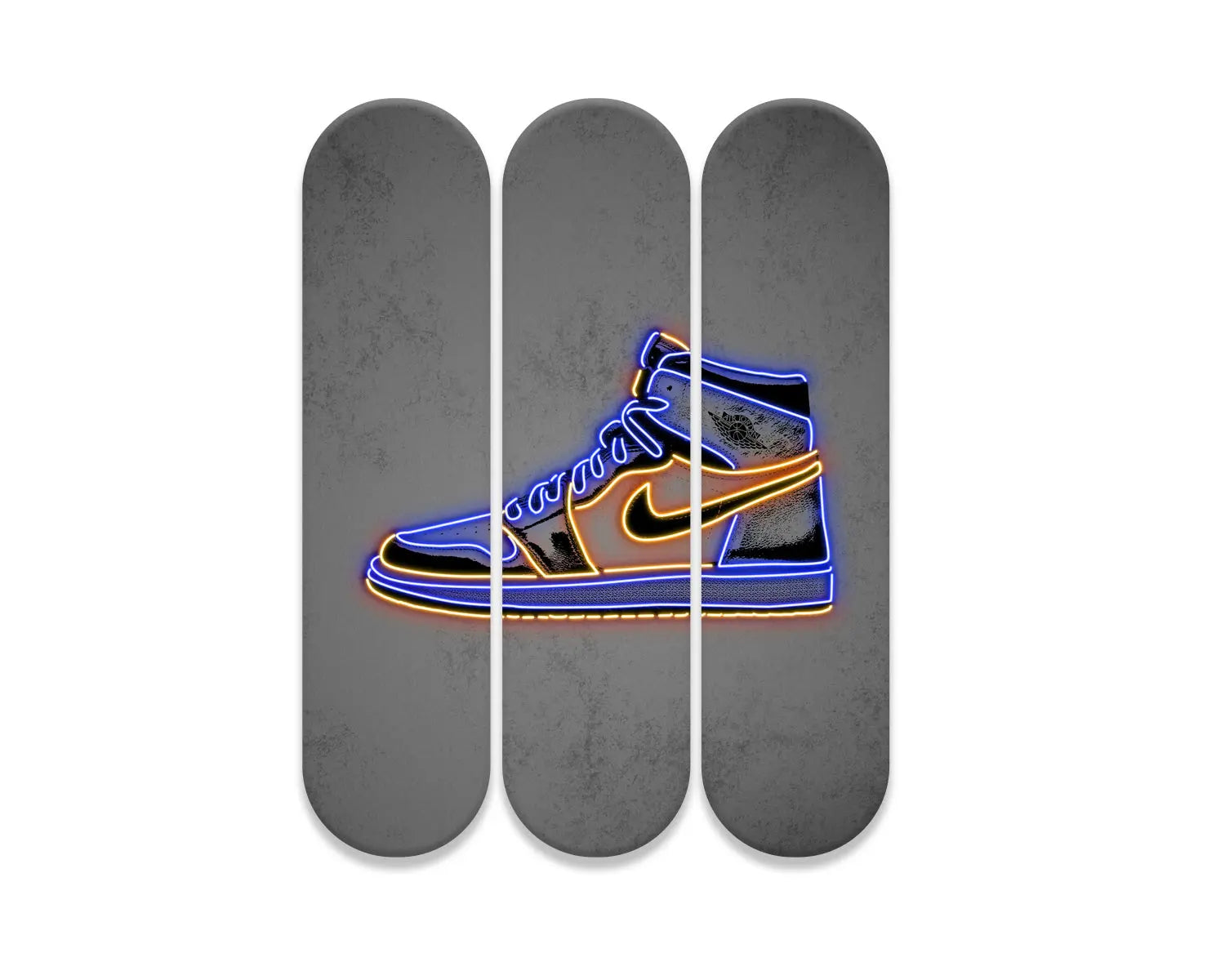 Jordan Sneakars Acrylic Skateboard Wall Art 