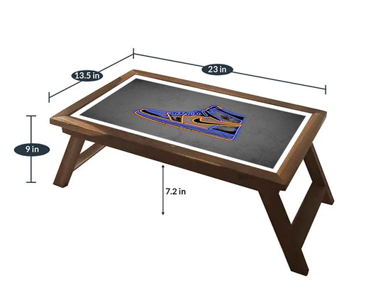 Jordan Sneakars Neon Effect Coffee and Laptop Table 