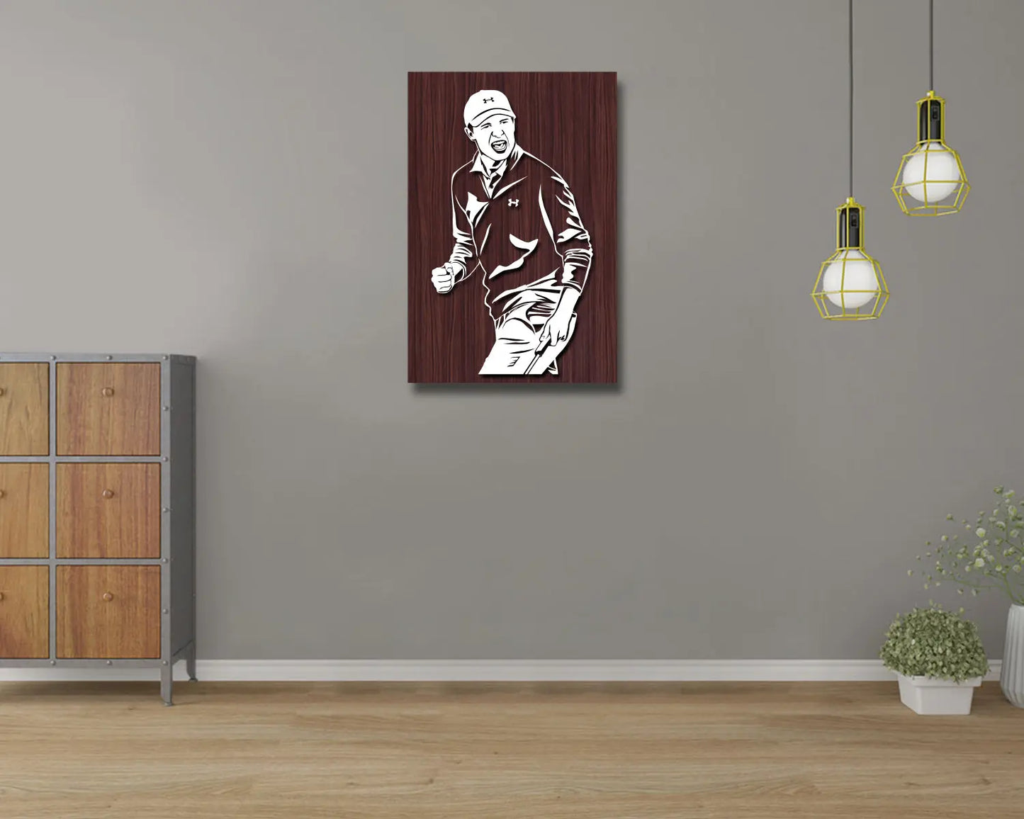 Jordan Spieth LED Wooden Decal 