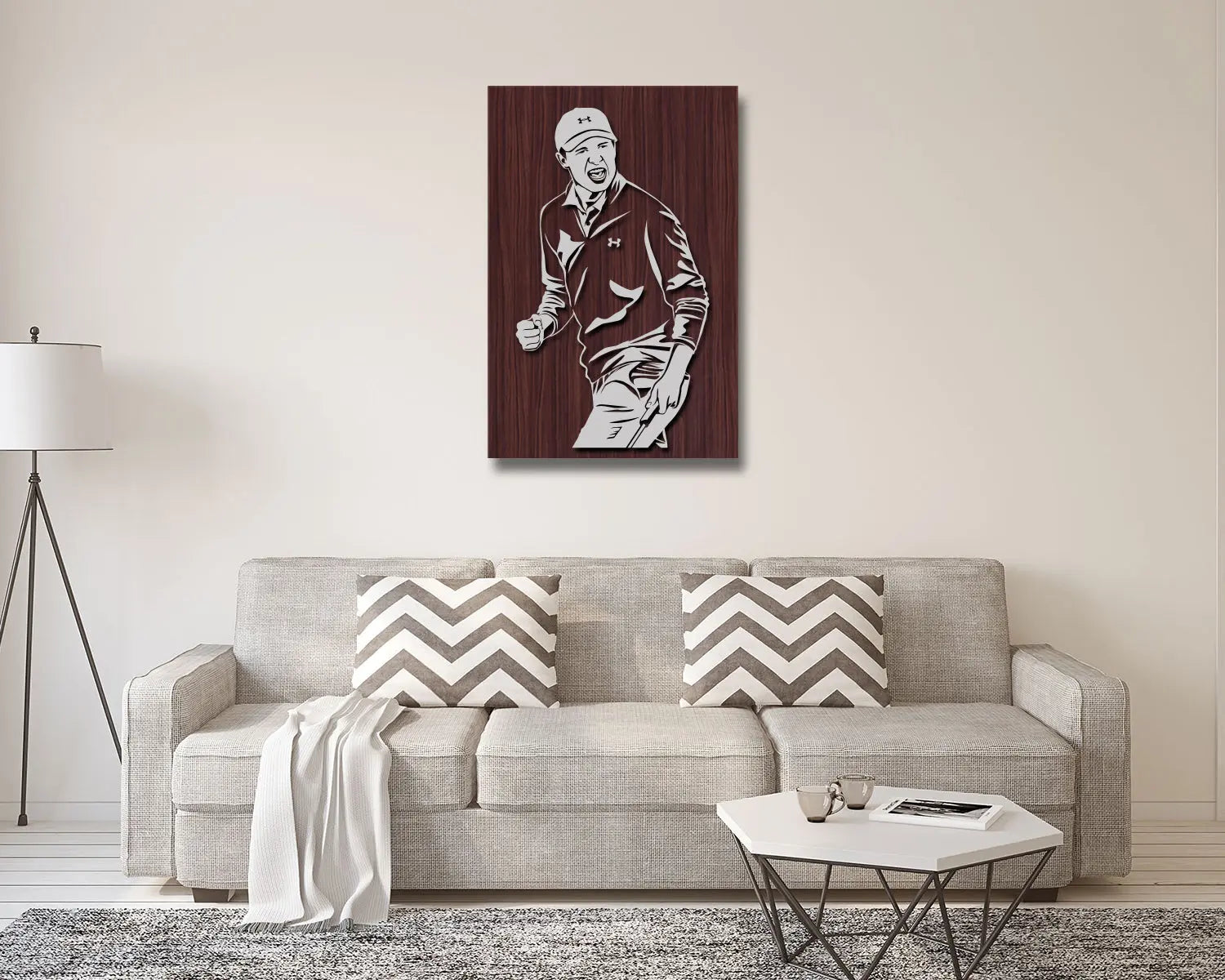 Jordan Spieth LED Wooden Decal 