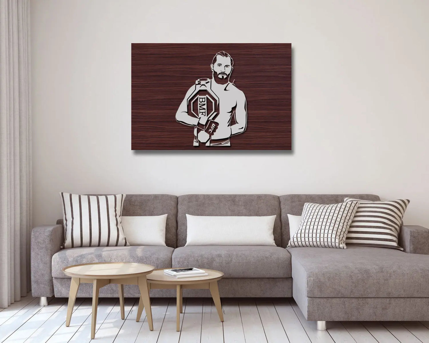 Jorge Masvidal LED Wooden Decal 