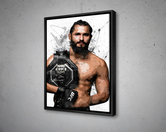 Jorge Masvidal Splash Effect Canvas Art 
