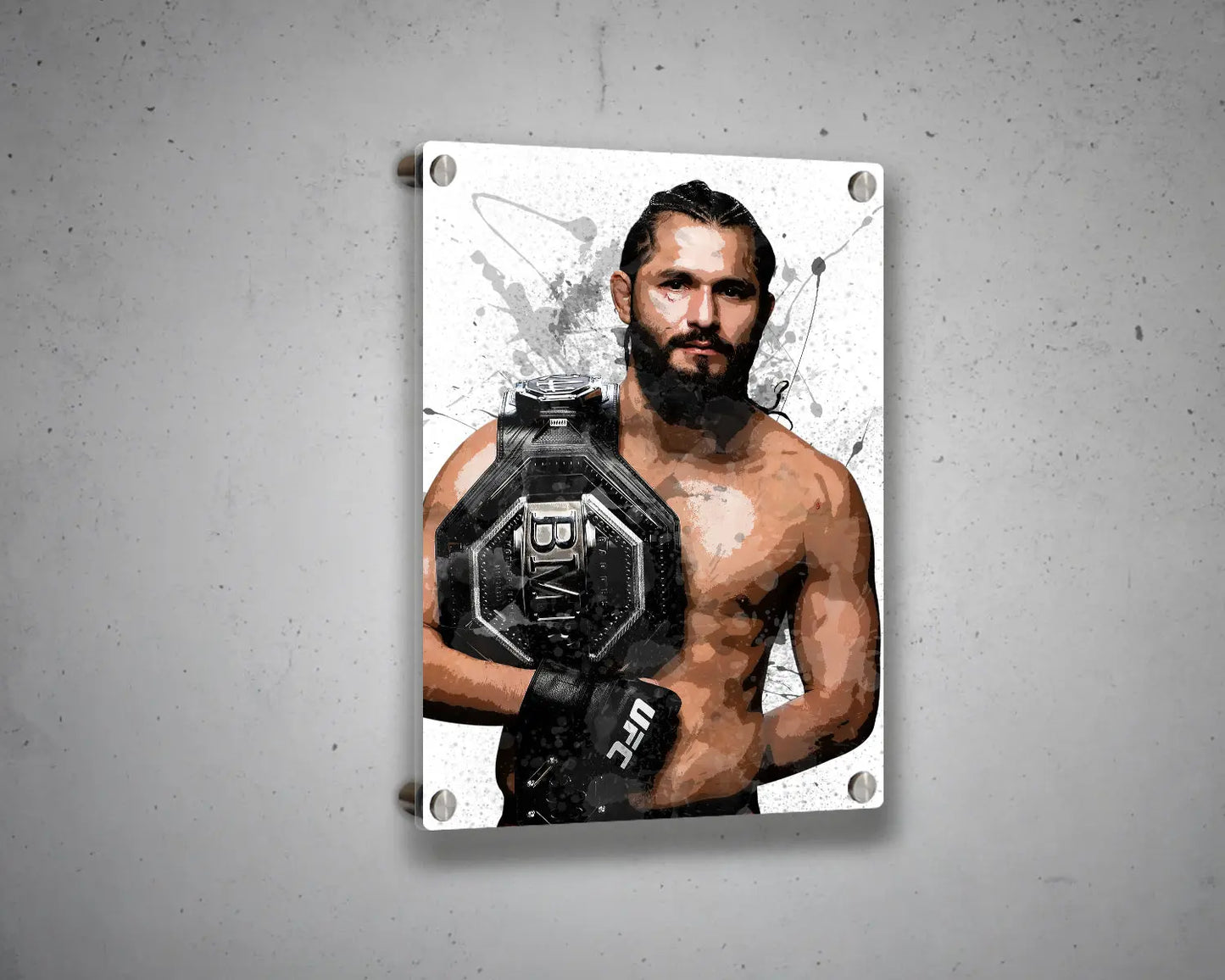 Jorge Masvidal Splash Effect Canvas Art 