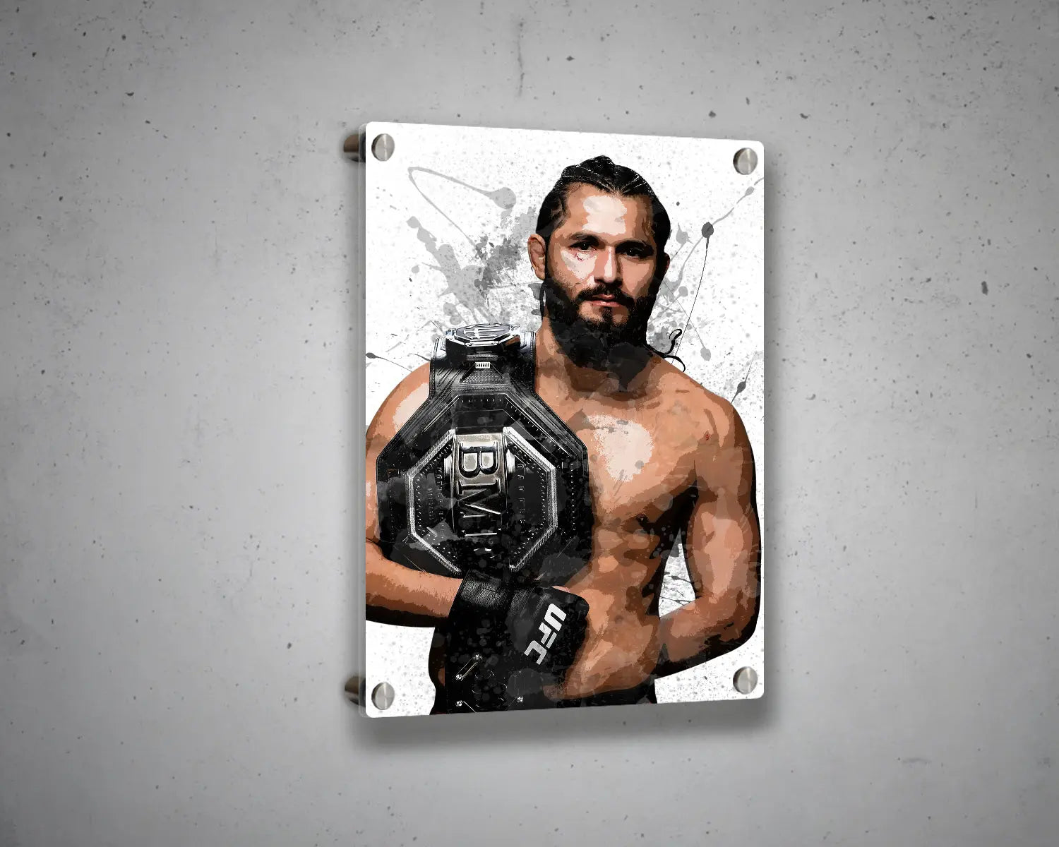 Jorge Masvidal Splash Effect Canvas Art 