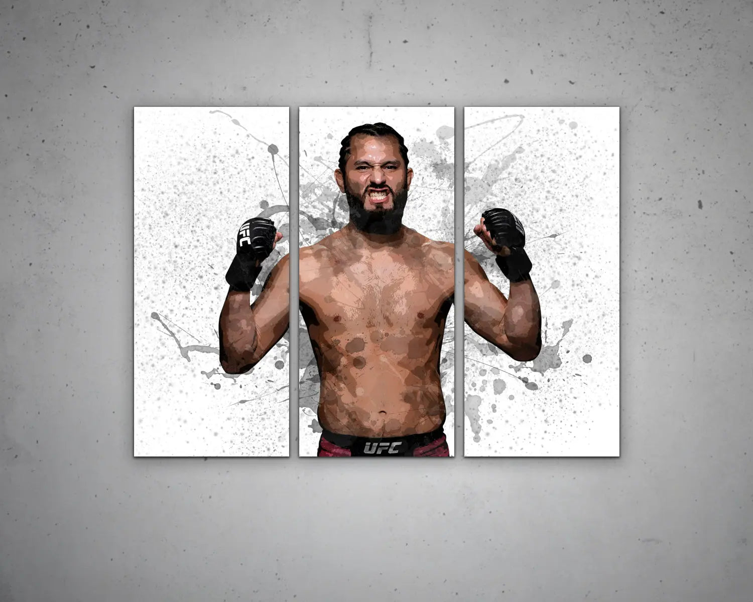 Jorge Masvidal Splash Effect Canvas Art 