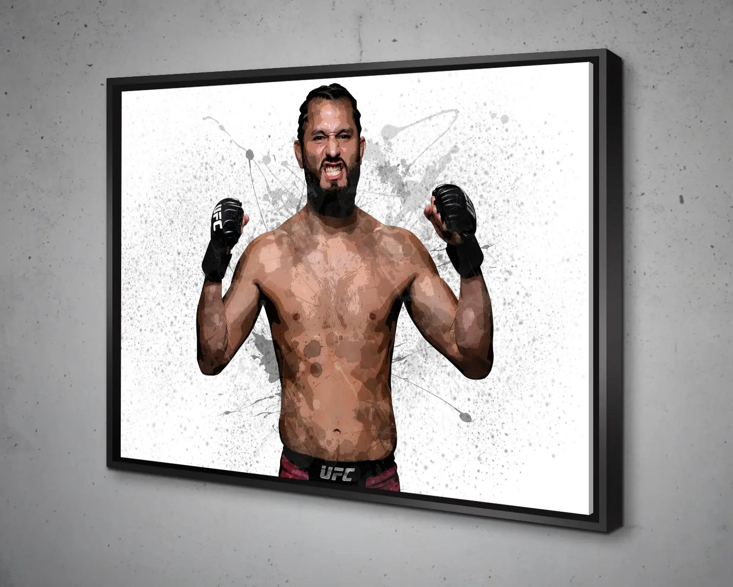 Jorge Masvidal Splash Effect Canvas Art 
