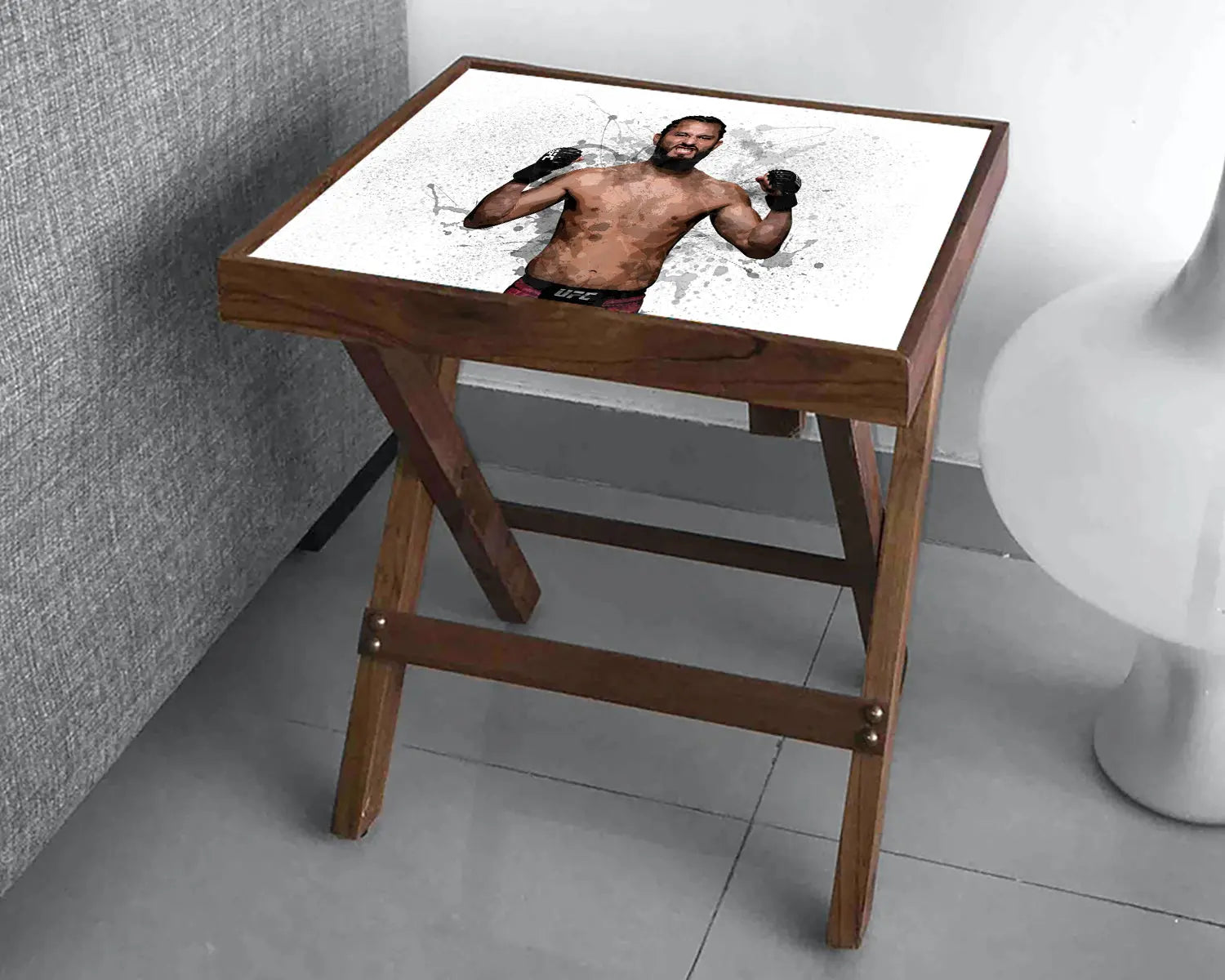 Jorge Masvidal Splash Effect Coffee and Laptop Table 