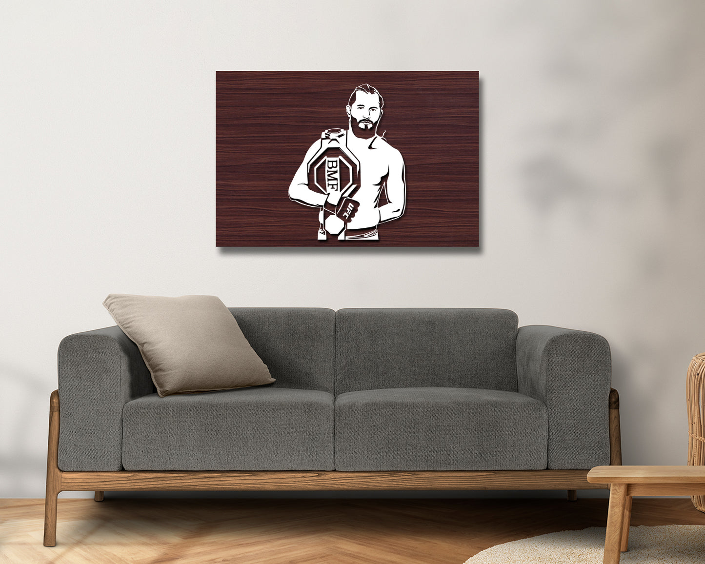 Jorge Masvidal LED Wooden Decal 