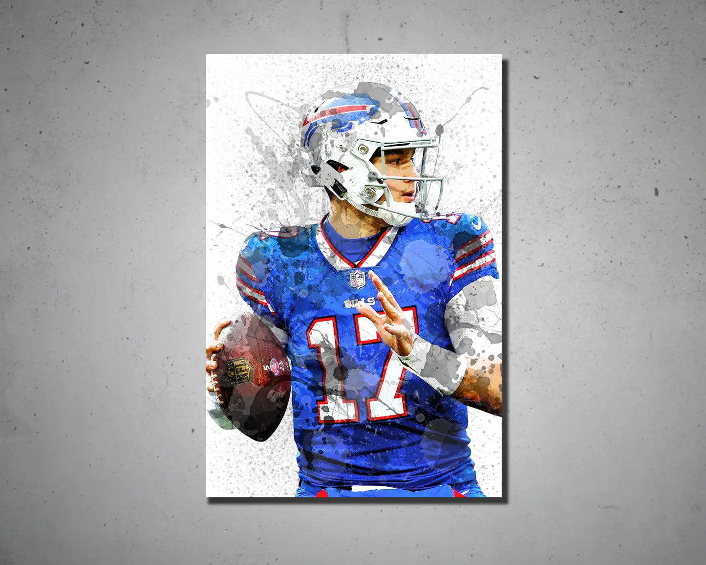 Josh Allen Buffalo Bills Canvas Wall Art 