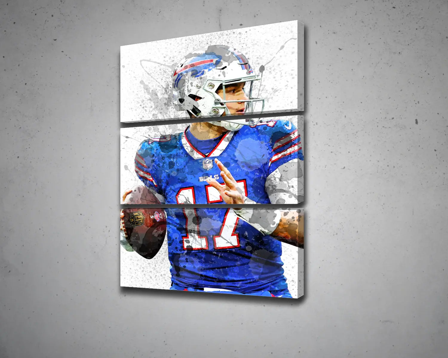 Josh Allen Buffalo Bills Canvas Wall Art 