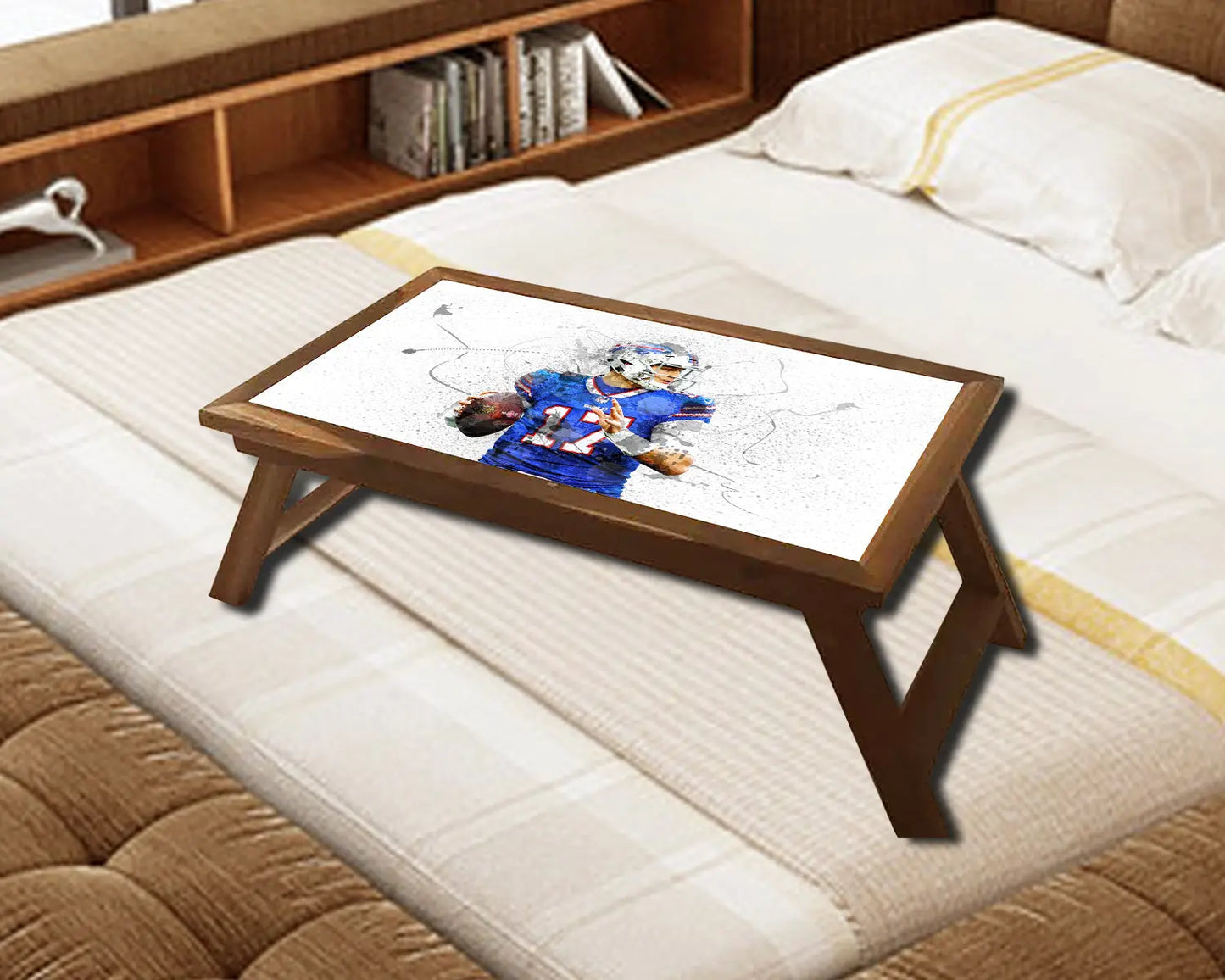Josh Allen Splash Effect Coffee and Laptop Table 