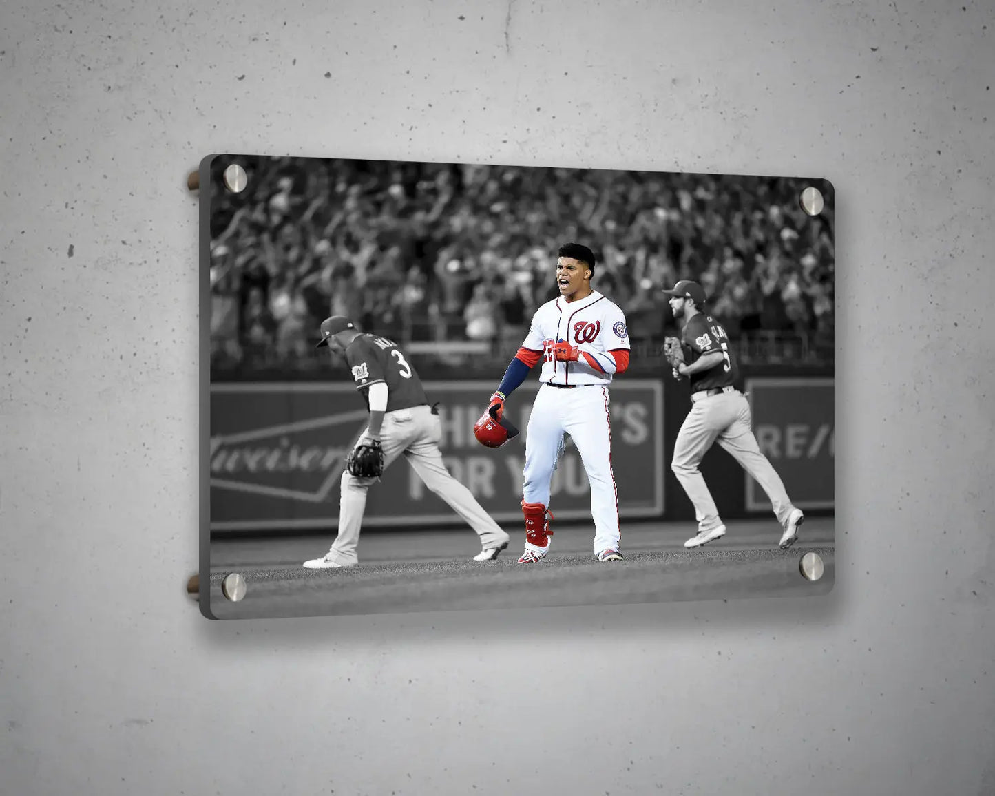 Juan Soto Black & White Canvas Art 