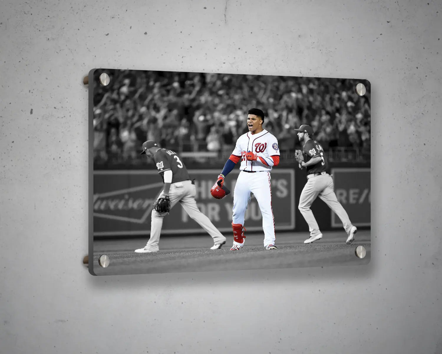 Juan Soto Black & White Canvas Art 