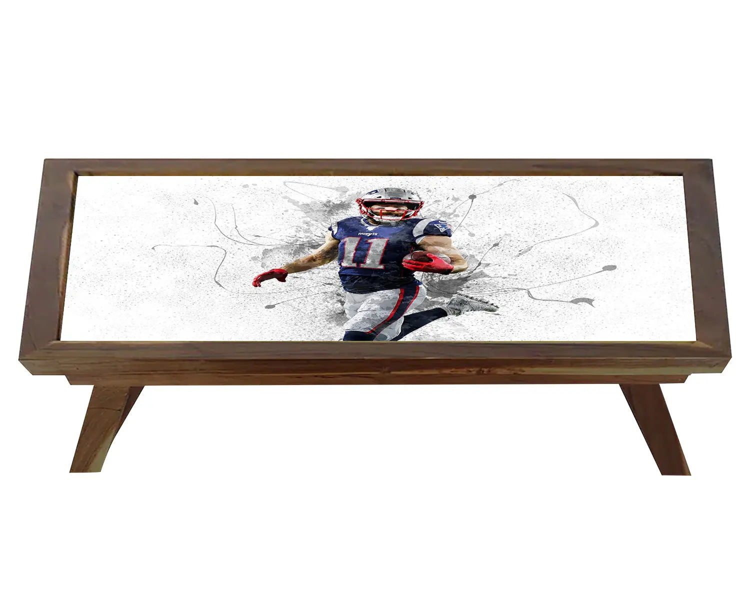 Julian Edelman Splash Effect Coffee and Laptop Table 
