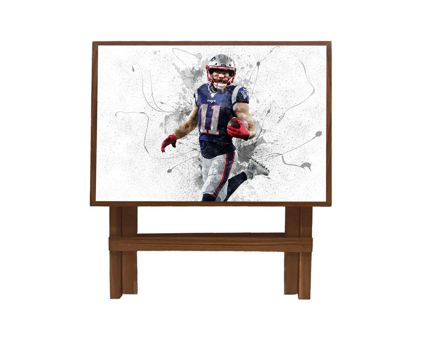 Julian Edelman Splash Effect Coffee and Laptop Table 