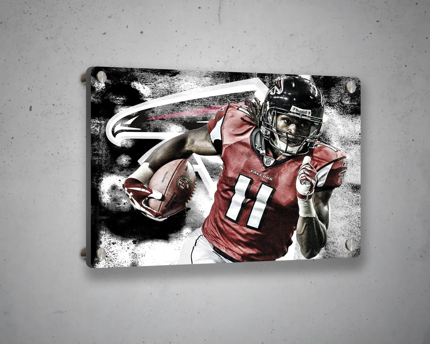 Julio Jones Black & White Canvas Art 
