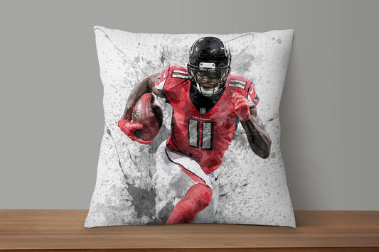 Julio Jones Splash Effect Pillow