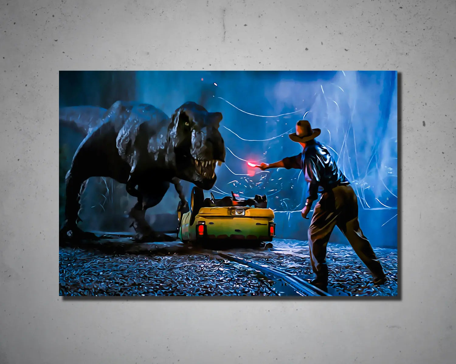 Jurassic Park Multicolour Wall Art 