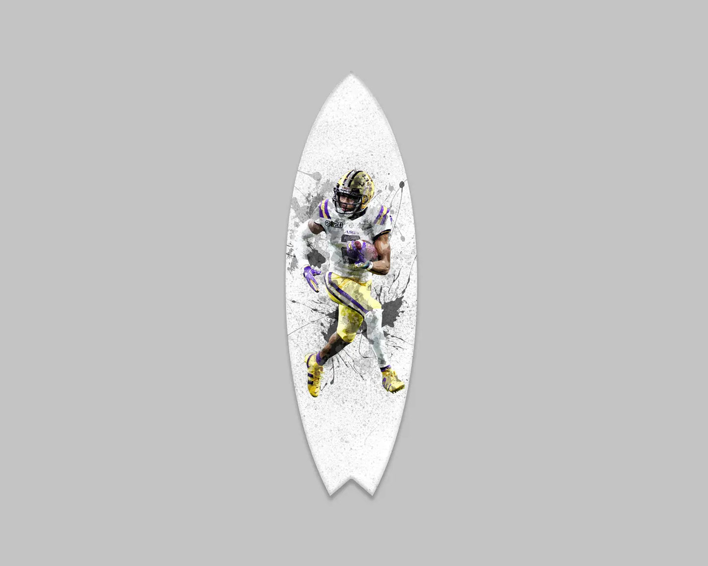 Justin Jefferson Acrylic Surfboard Wall Art 