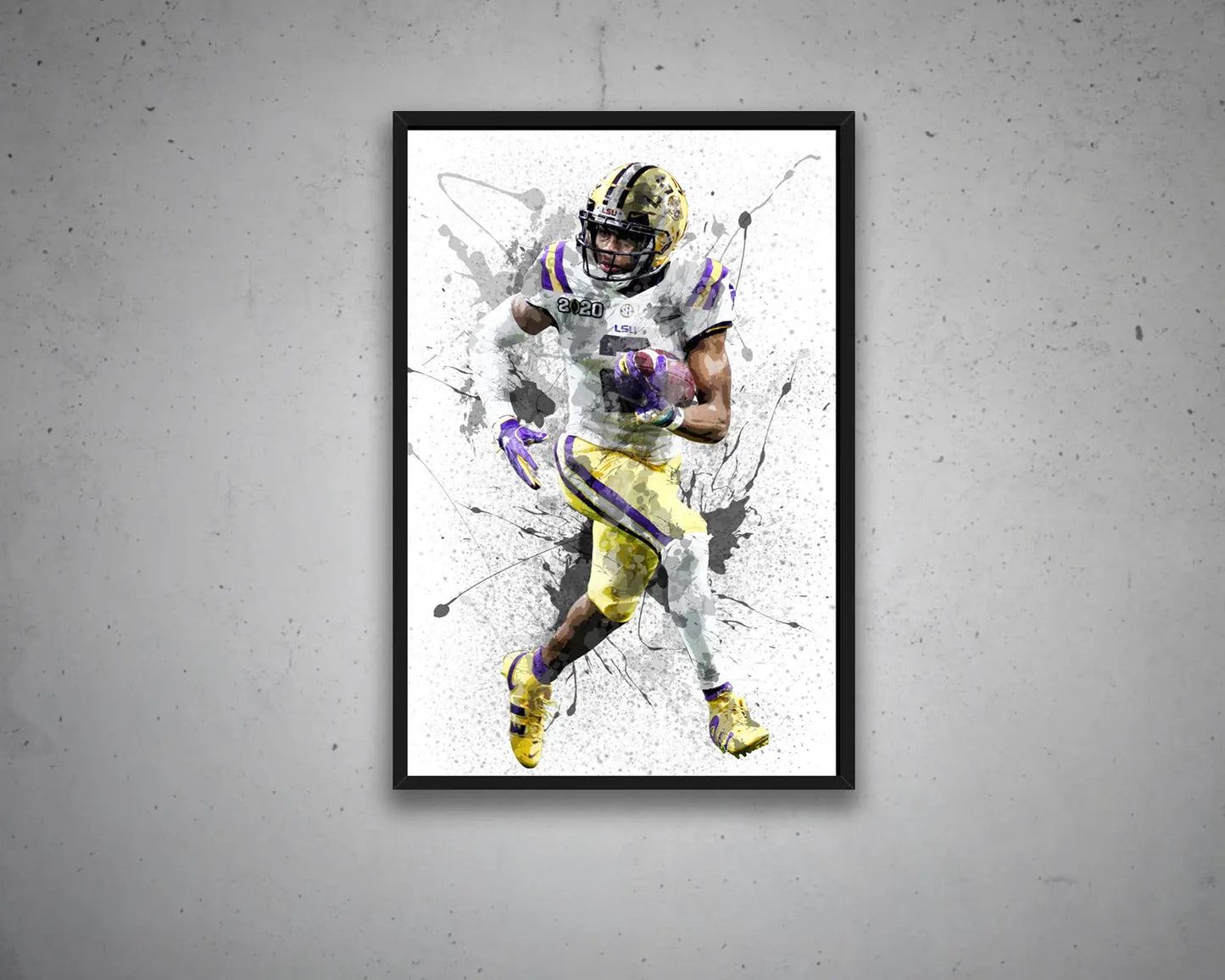 Justin Jefferson Canvas Wall Art 