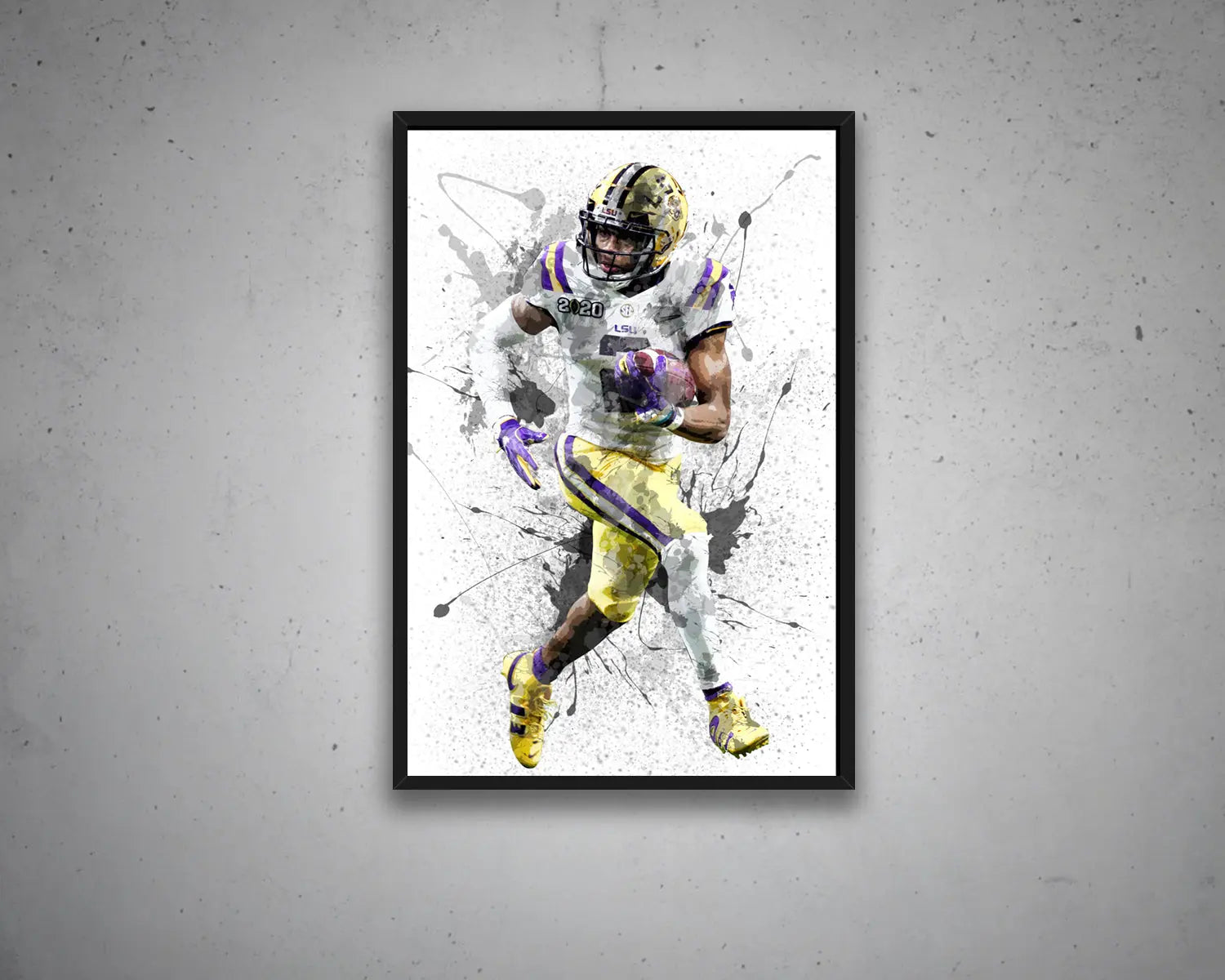 Justin Jefferson Canvas Wall Art 