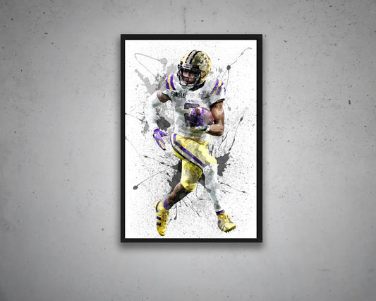 Justin Jefferson Canvas Wall Art