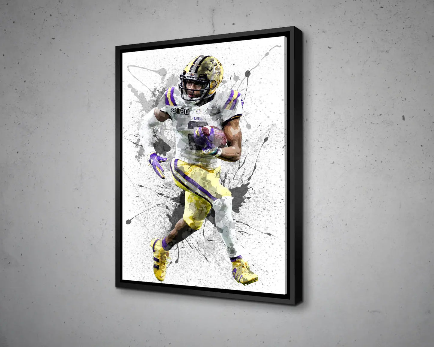 Justin Jefferson Canvas Wall Art 