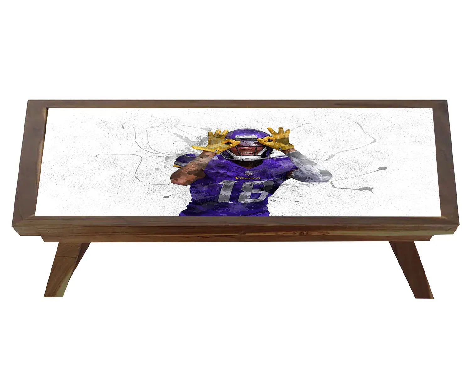 Justin Jefferson Splash Effect Coffee and Laptop Table 