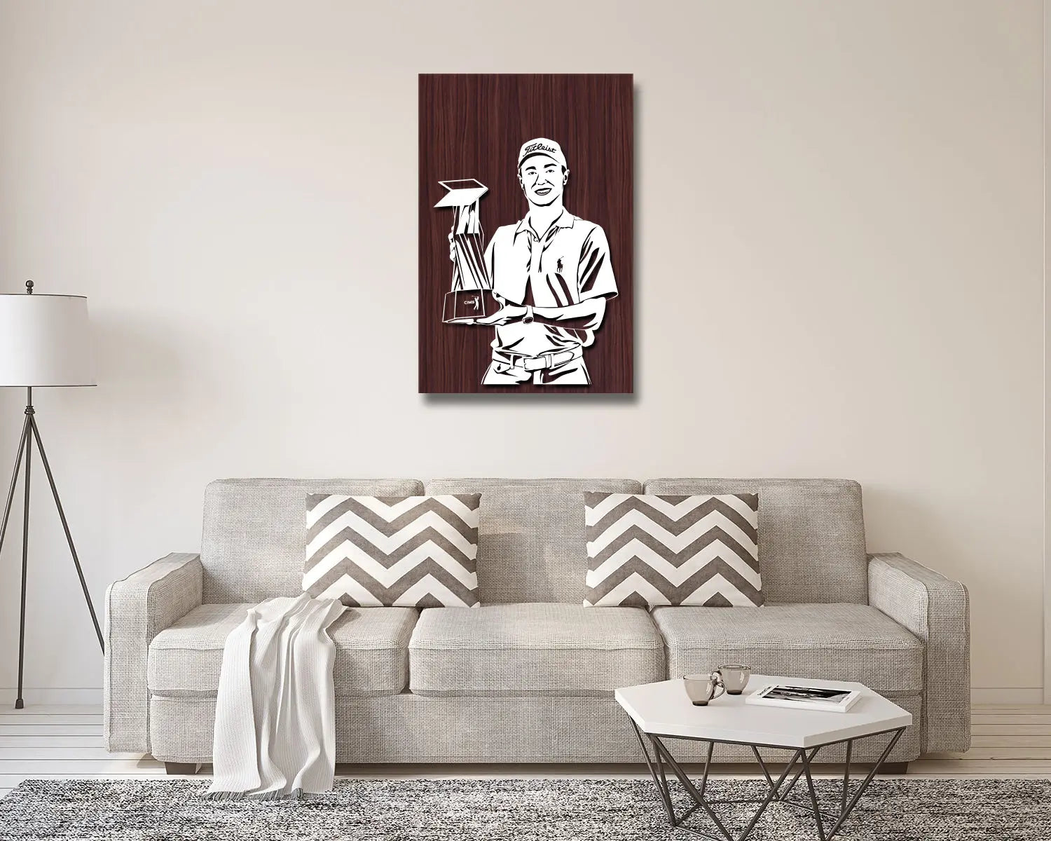 Justin Thomas LED Wooden Decal 