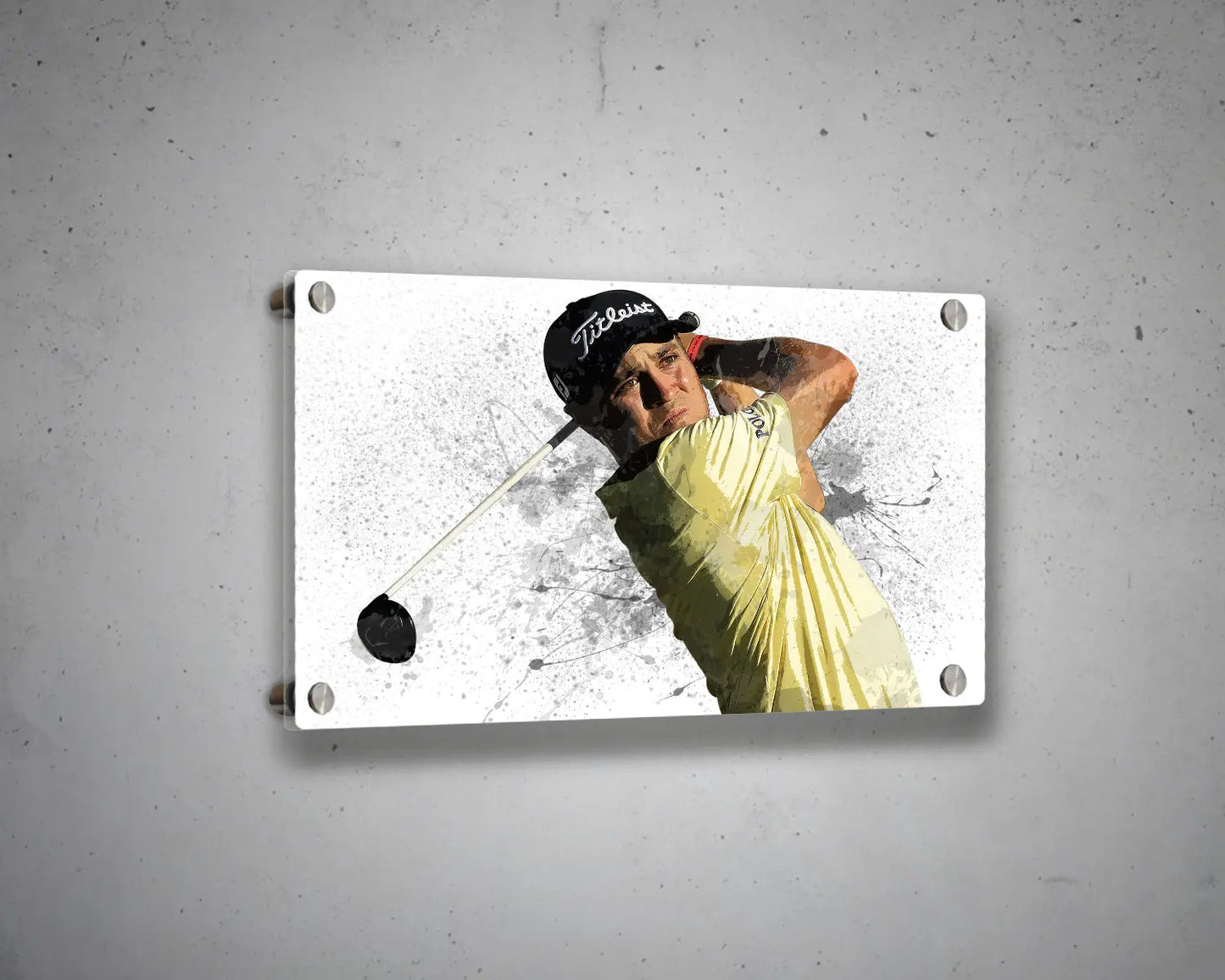 Justin Thomas Splash Effect Canvas Art 