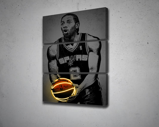 Kawhi Leonard Canvas Wall Art