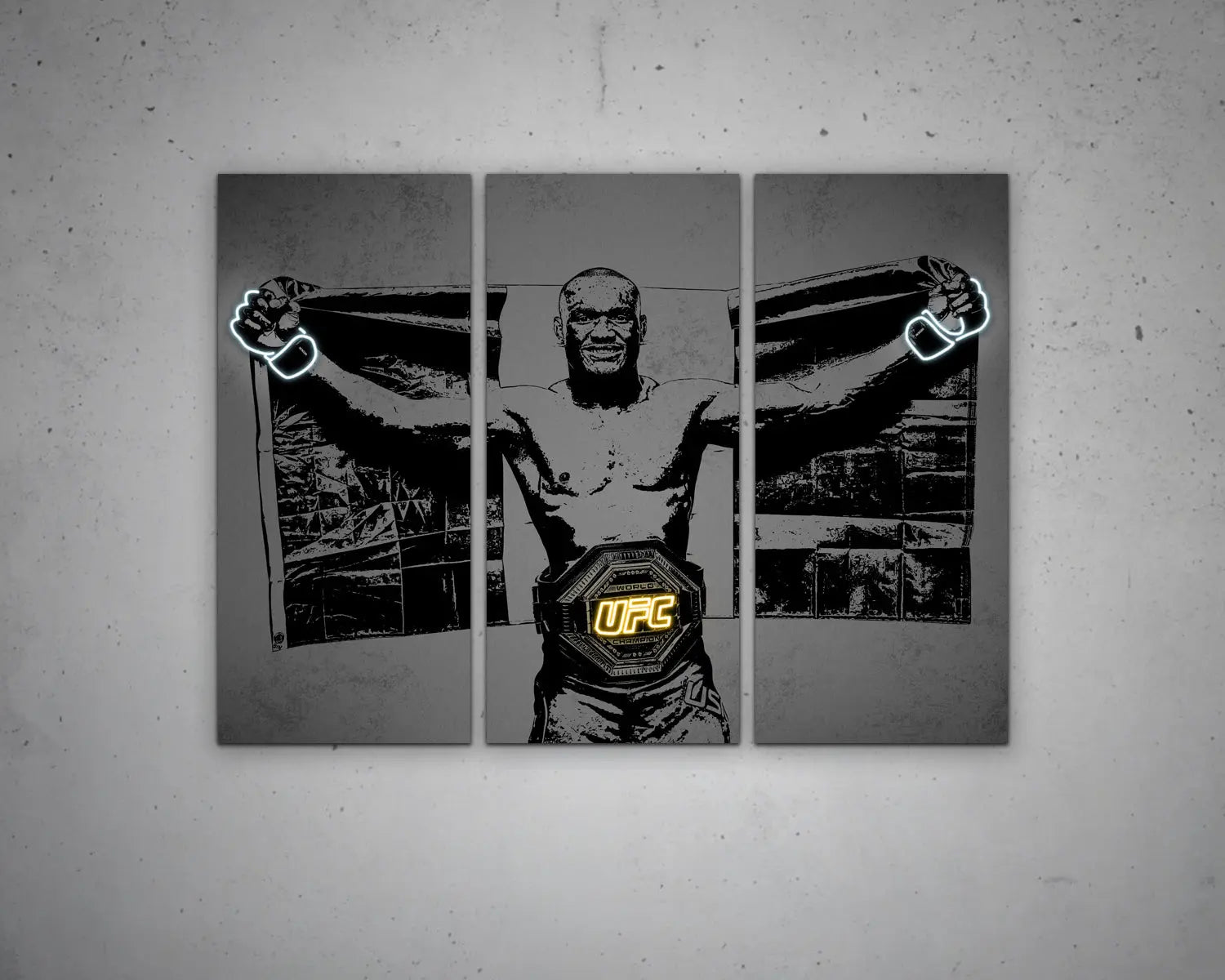 Kamaru Usman Canvas Wall Art 