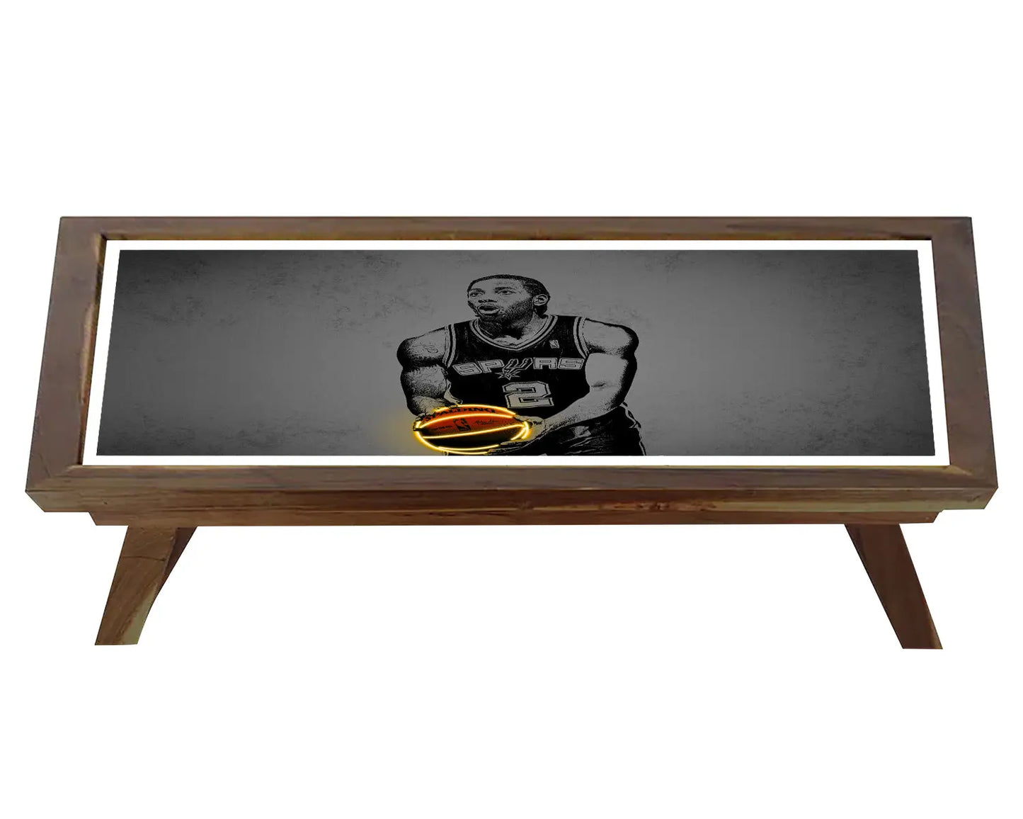 Kawhi Leonard Neon Effect Coffee and Laptop Table 