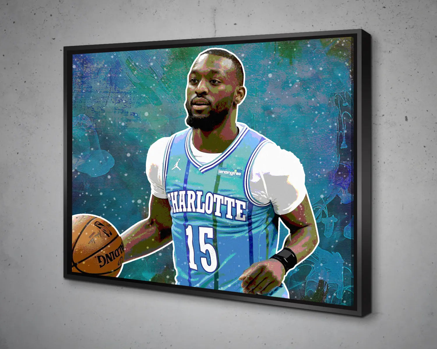 Kemba Walker Multicolour Wall Art 