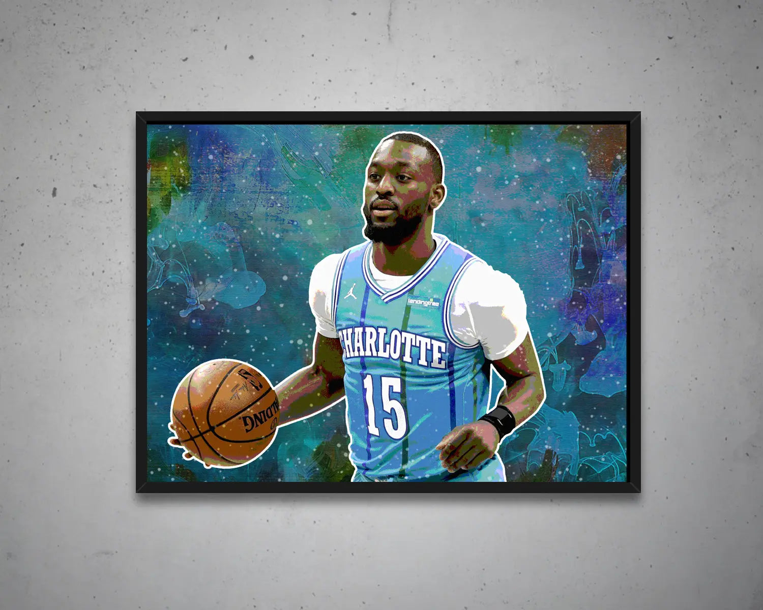 Kemba Walker Multicolour Wall Art 