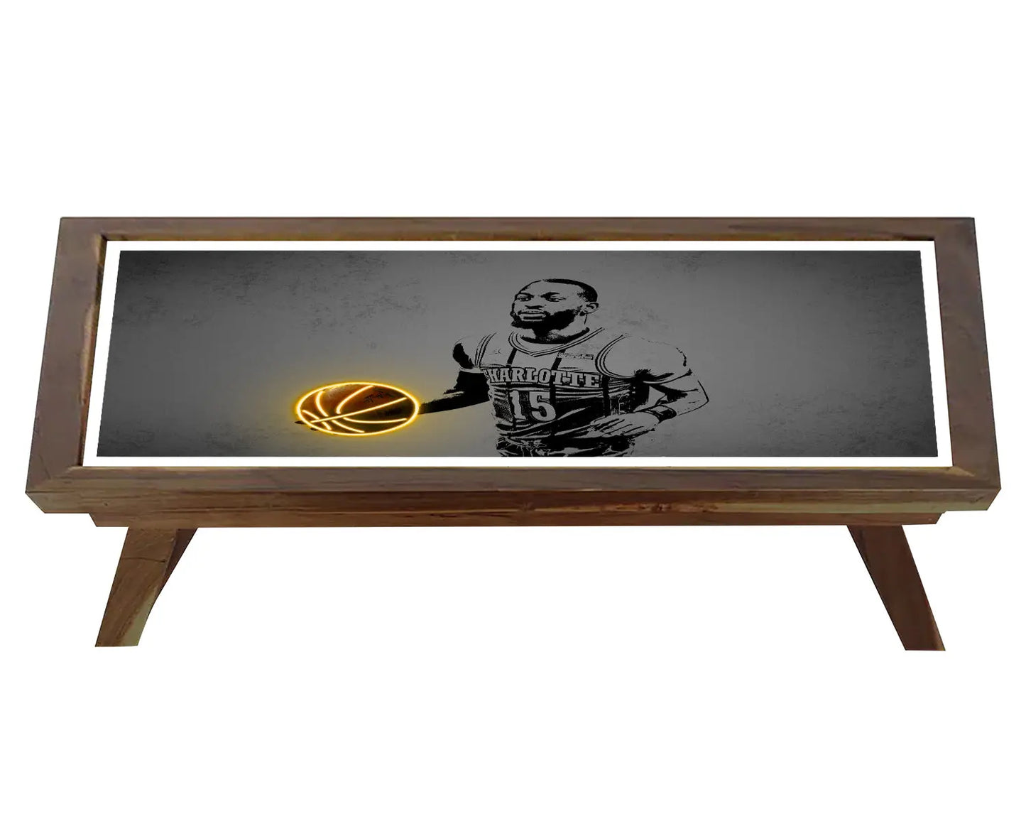 Kemba Walker Neon Effect Coffee and Laptop Table 