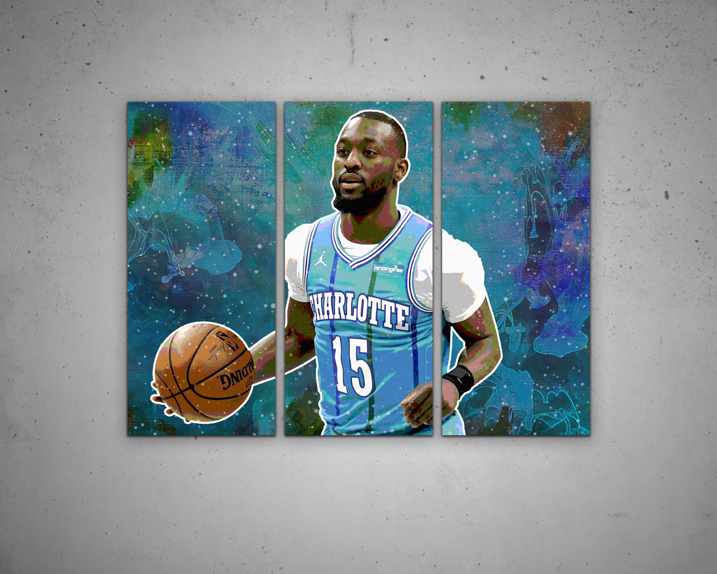 Kemba Walker Multicolour Wall Art 