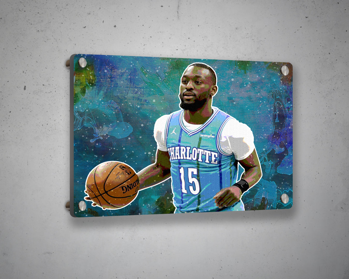 Kemba Walker Multicolour Wall Art 