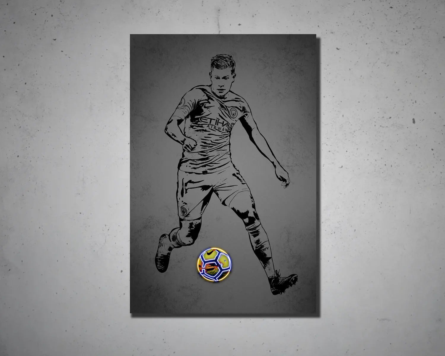 Kevin De Bruyne Canvas Wall Art 