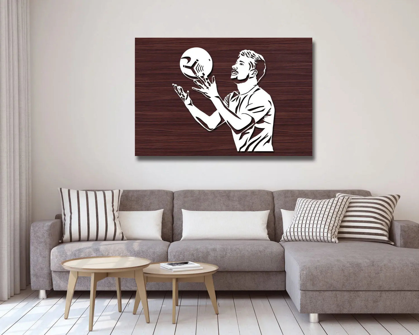 Kevin De Bruyne LED Wooden Decal 