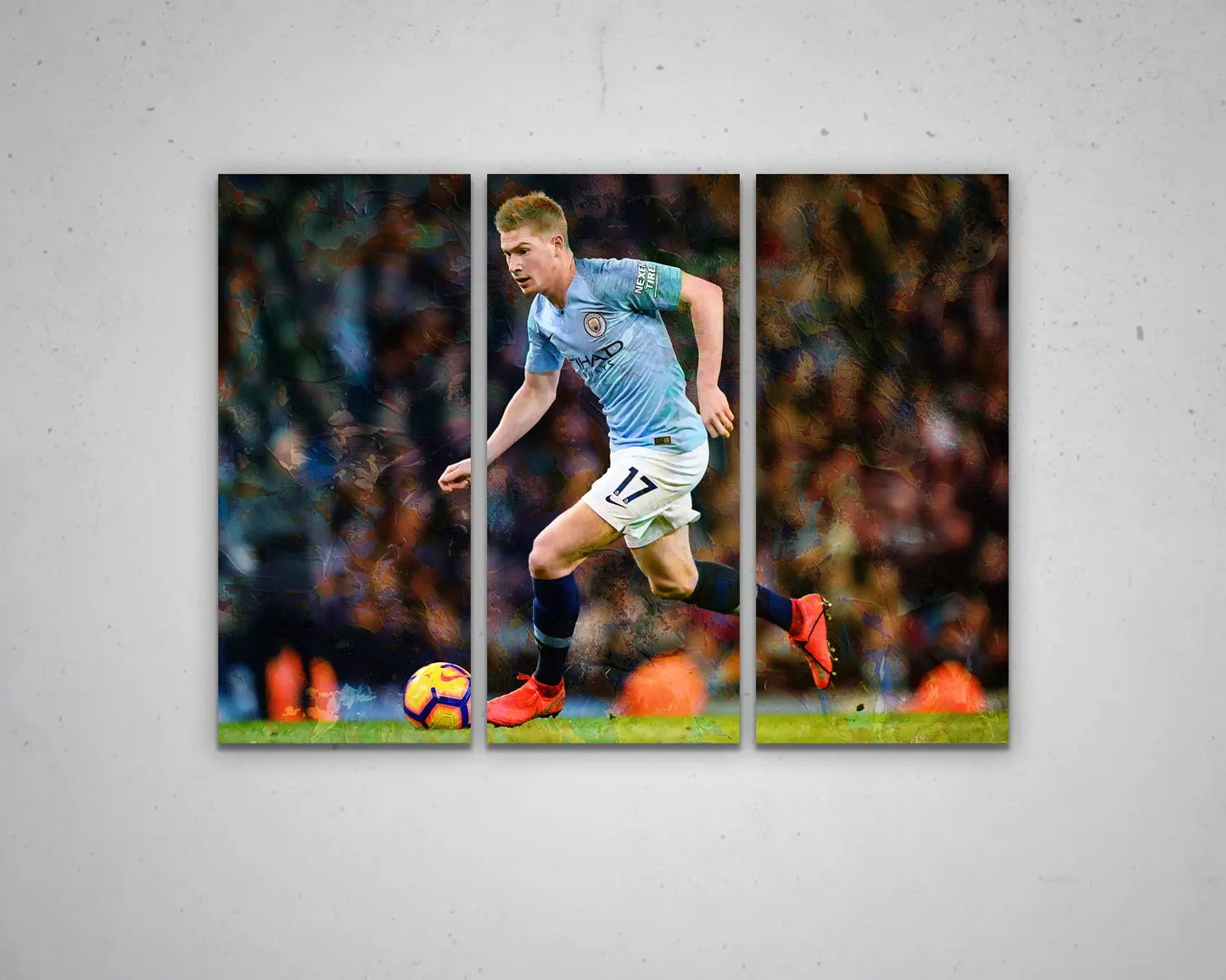 Kevin De Bruyne Multicolour Wall Art 
