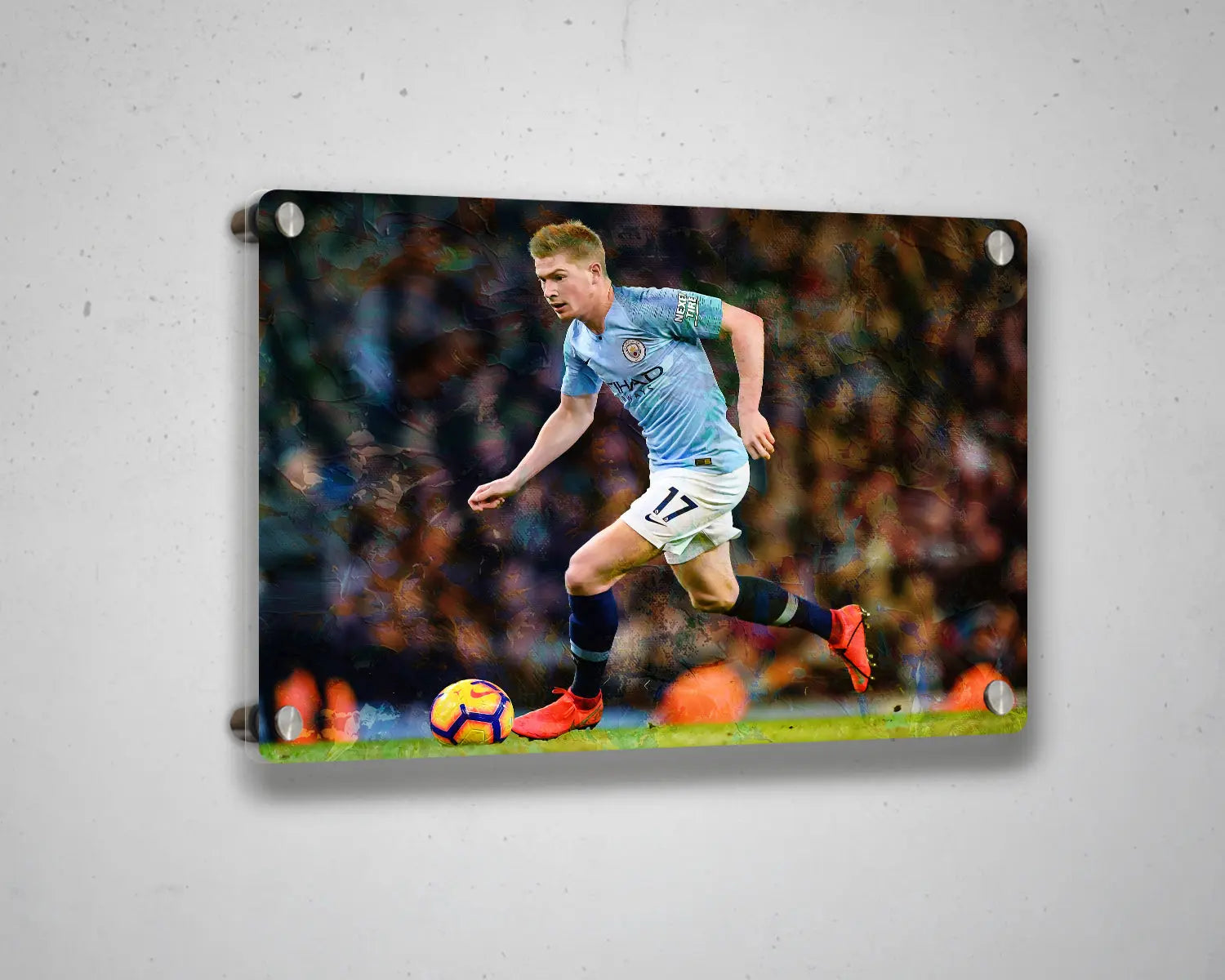 Kevin De Bruyne Multicolour Wall Art 