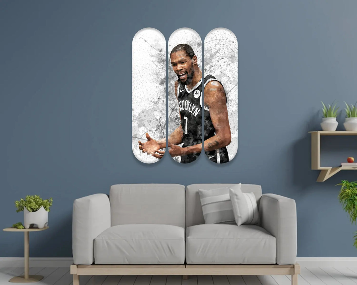 Kevin Durant Acrylic Skateboard Wall Art 