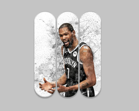 Kevin Durant Acrylic Skateboard Wall Art 