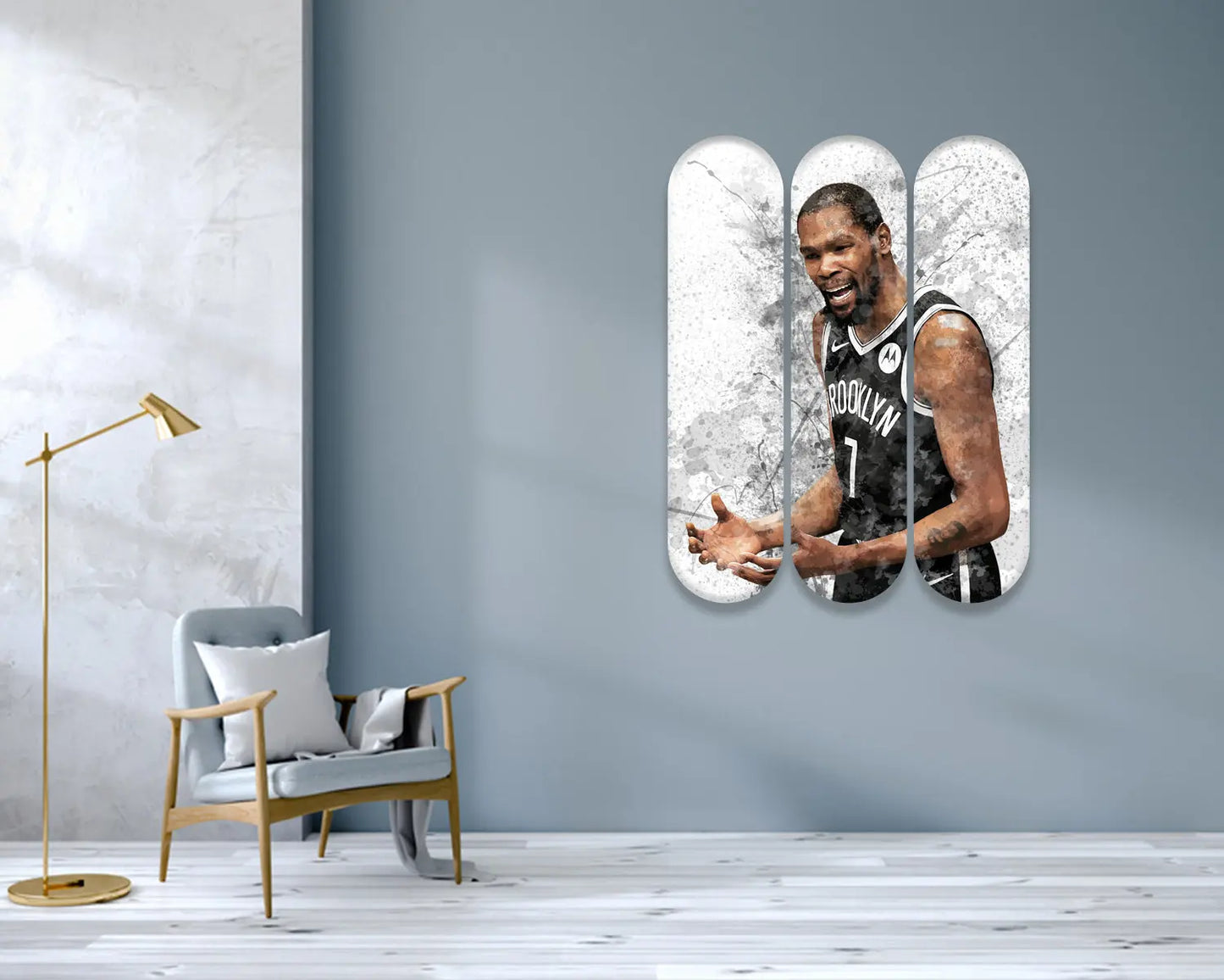 Kevin Durant Acrylic Skateboard Wall Art 
