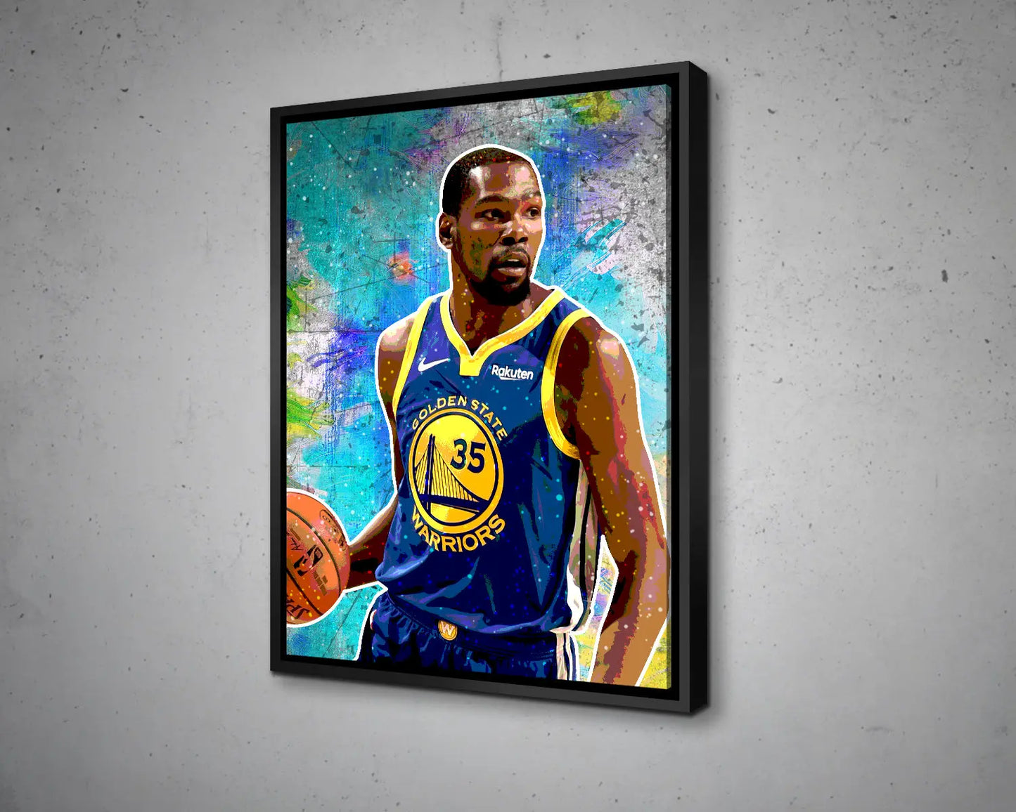 Kevin Durant Multicolour Wall Art 