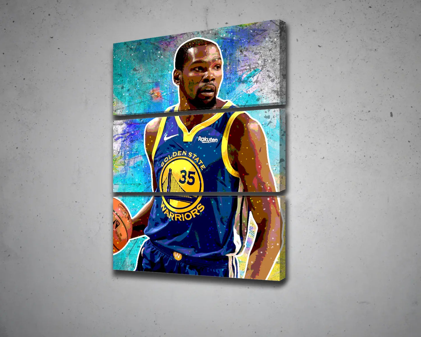 Kevin Durant Multicolour Wall Art 