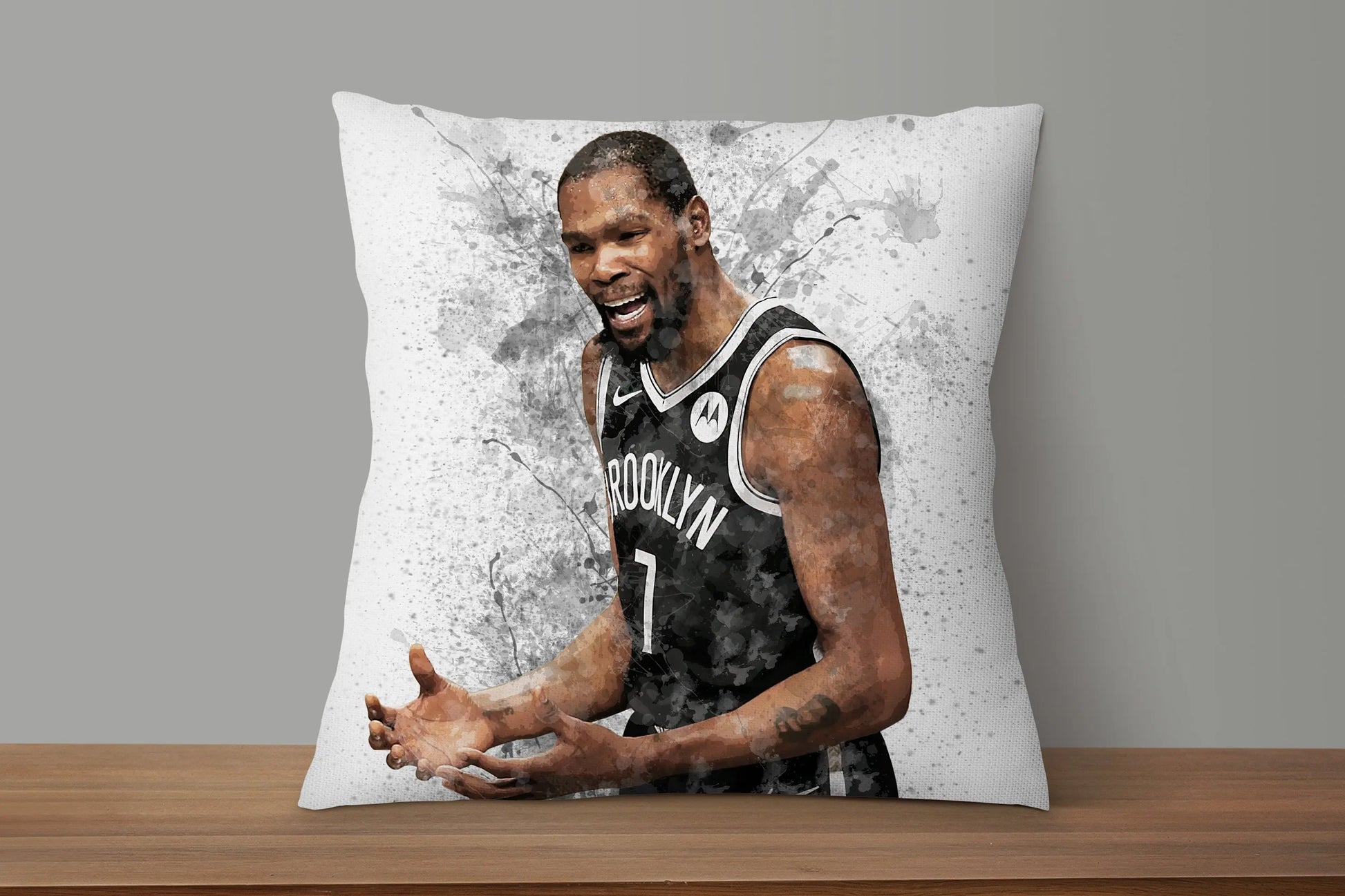 Kevin Durant Splash Effect Pillow 