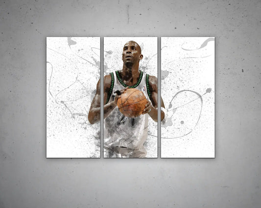Kevin Garnett Canvas Wall Art 