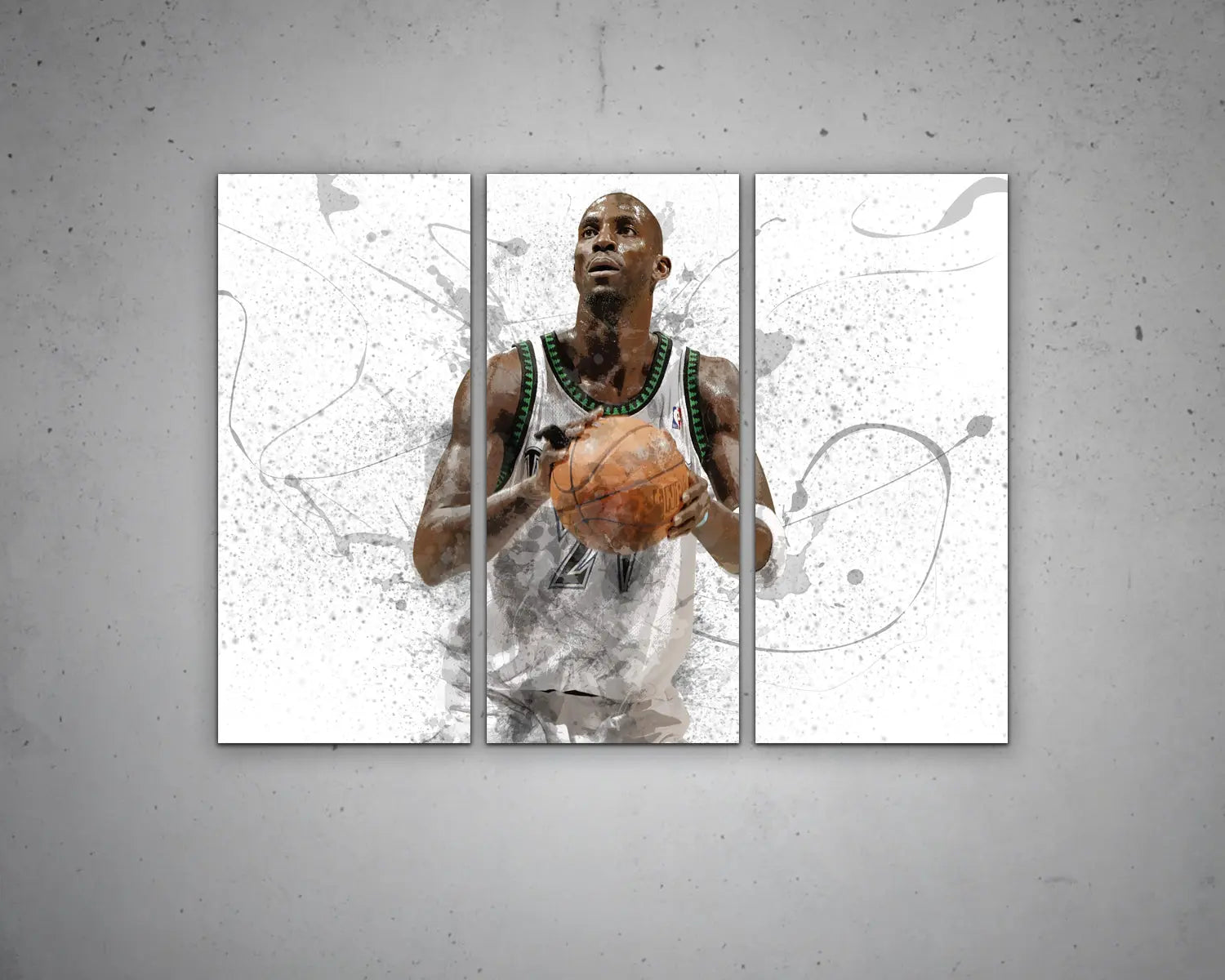 Kevin Garnett Canvas Wall Art 